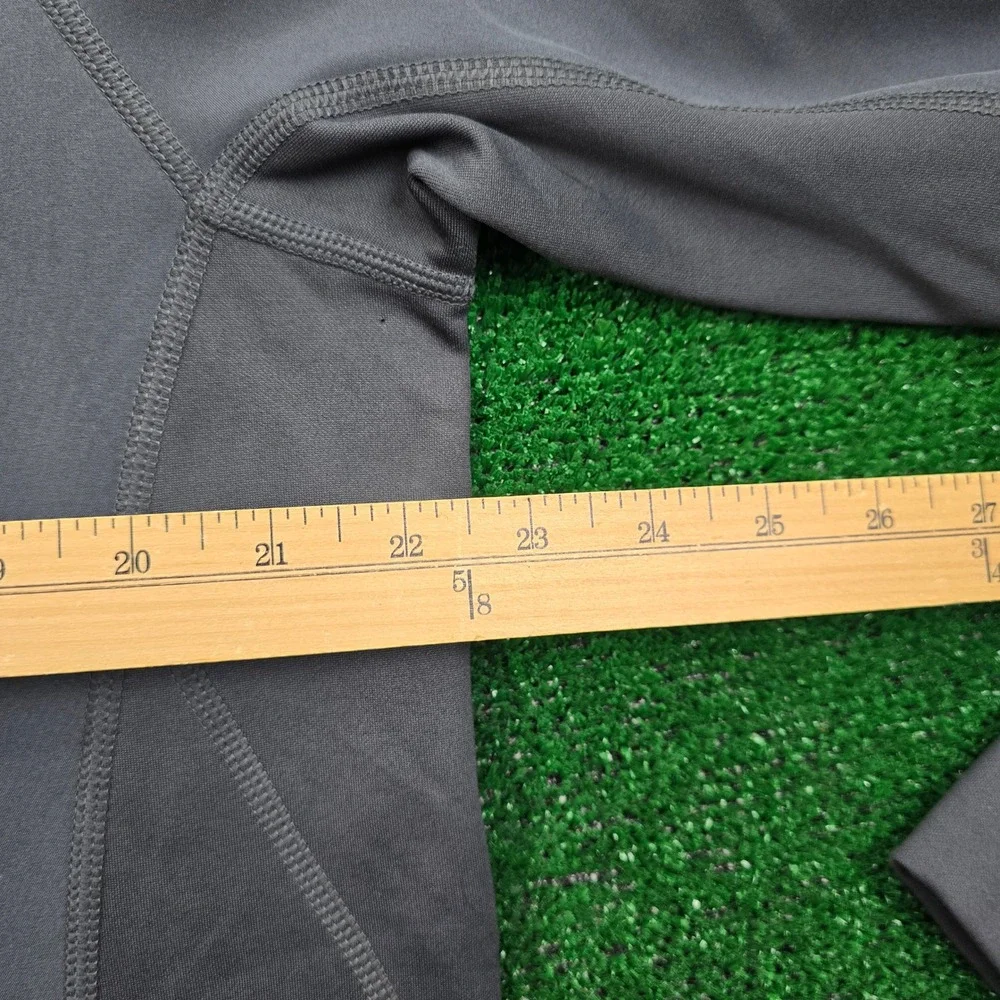 The North Face Cedar Trail Grid Jacket Mens Large Gray Quarter Zip Pullover‎
